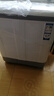海爾（Haier）雙桶洗衣機半自動(dòng)自動(dòng)家用 10公斤大容量 家電國家補貼 以舊換新 雙缸XPB100-729S原廠(chǎng)品質(zhì)  曬單實(shí)拍圖