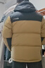 鴨鴨（YAYA）【255充絨】戶(hù)外極寒加厚男士短款羽絨面包服時(shí)尚保暖羽絨服外套 秋葉黃色 L (175) 曬單實(shí)拍圖