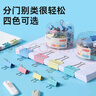 京東京造 1#彩色長(zhǎng)尾夾燕尾夾50mm（12只）票夾鳳尾夾蝴蝶夾票據(jù)夾金屬票據(jù)文件夾 曬單實(shí)拍圖