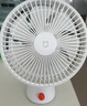 米家 小米桌面小風扇 臺式手持迷你便攜充電風扇小型 戶外露營宿舍辦公室家用 7羽葉大風量 曬單實拍圖