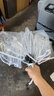 皓梵潔（HAOFANJIE）透明雨傘折疊傘自動(dòng)傘白色遮雨傘大號全自動(dòng)兒童超牢固收縮小雨傘 透明雨傘（全自動(dòng)白色款） 曬單實(shí)拍圖