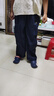 男童夏季褲子2025新款夏裝薄款工裝長(cháng)褲中大兒童男孩夏款防蚊褲潮 CQS-TK78【藏青色彎刀褲】 150 曬單實(shí)拍圖