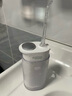 米家小米便攜式?jīng)_牙器洗牙器水牙線 F400白色云感傘射機(jī)身收納噴嘴4擋沖牙模式  七夕情人節(jié)禮物 曬單實(shí)拍圖