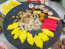 【德國精工】家用烤肉鍋烤肉盤(pán)無(wú)煙麥飯石圓形不粘大功率煎肉烤爐 40CM麥飯石烤肉盤(pán) 1層 曬單實(shí)拍圖