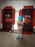 樂秀（ROADSHOW）輪滑鞋男女兒童6-12歲休閑平花成人滑冰旱冰溜冰鞋 溫藍(lán)套裝 M碼 曬單實拍圖