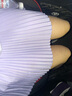 OIMG高腰運動(dòng)短裙女夏寬松羽毛球網(wǎng)球裙小個(gè)子健身瑜伽服半身裙百褶裙 紫色 M 曬單實(shí)拍圖
