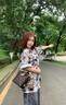 CharisKitty輕奢小c&k包包女款2025年通勤水桶包單肩斜挎女包生日禮物送女友 咖色【限定禮盒+拉菲草+手提袋】 曬單實(shí)拍圖