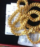 周六福足金龍頭鏈黃金項(xiàng)鏈男生日禮物計(jì)價(jià)AA057535 約47.68g 55cm 曬單實(shí)拍圖