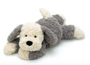 Jellycat唐布利牧羊犬動(dòng)物毛絨玩偶安撫玩具狗公仔娃娃教師節(jié)生日禮物 淺灰色 Medium 曬單實(shí)拍圖