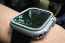 PZOZ適用蘋(píng)果手表保護殼apple iwatch s10保護套iphone watch 9/8/7/6/5秒變ultra 2金屬全包防刮防摔1 鈦金色 iWatch 7/8/9  45mm 曬單實(shí)拍圖