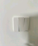 施耐德電氣 三開單控開關(guān) 86型墻壁電源開關(guān)插座面板暗裝 皓呈系列 奶油白色 曬單實(shí)拍圖