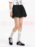森馬（Semir）休閑褲女純色松緊腰短褲2025夏溫柔寬松花苞褲少女感109325125004 曬單實(shí)拍圖