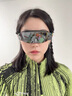 歐克利（OAKLEY）9455 騎行眼鏡防強光騎行眼鏡登山跑步滑雪護目鏡男女款 黑框銀片 單支+專(zhuān)柜鏡盒 曬單實(shí)拍圖
