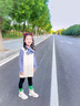 松貝熊兒童馬丁靴女鞋秋冬季2025新款公主風(fēng)靴子寶寶襪靴單靴軟底增高 米白色【軟底踩屎感】 27 曬單實拍圖