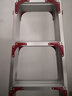 康鵬梯子家用折疊伸縮加厚鋁合金人字梯室內多功能伸縮樓梯登高工程梯 全三角片加固-2.5米加厚 曬單實(shí)拍圖