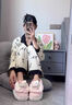 百慕傾臣HelloKitty貓棉拖鞋女士冬季包跟2024新款毛絨防滑月子鞋棉鞋女款 kt貓【包根更保暖】 38-39 適合37-38 曬單實(shí)拍圖