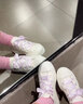 匡威AIl star經(jīng)典松糕底厚底增高薄荷綠女絲綢緞面帆布鞋/A10301C 米白色低幫A10301C 38 (245mm) 曬單實(shí)拍圖