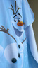 迪士尼（Disney）兒童浴巾游泳速干吸水浴袍毛巾冰雪奇緣卡攜寶寶斗篷 藍色艾莎公主浴巾 帶扣浴巾(80*130cm) 曬單實(shí)拍圖