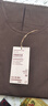 無印良品（MUJI）女式 易干 平紋 無袖連衣裙 女裝裙子長裙25年秋季新品 BC2NRC5A 棕色格紋 M （160/84A） 曬單實(shí)拍圖