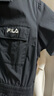 FILA FUSION斐樂潮牌女子梭織連衣裙2025夏季新款立領短袖工裝裙 正黑色-BK M 165/84A/M 曬單實拍圖