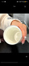 格沵（germ）保溫杯女士陶瓷內(nèi)膽咖啡杯吸管杯子學(xué)生禮物水杯500ML鈴蘭茶白 曬單實拍圖