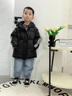 雅鹿童裝連帽兒童羽絨服男款運(yùn)動風(fēng)加厚保暖2025女童中大童秋冬季寶寶外套 藏青色 160 曬單實(shí)拍圖