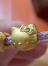 周生生七夕禮物Hello Kitty黃金轉運珠 三麗鷗足金串珠 92830C定價(jià) 曬單實(shí)拍圖