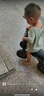 貝趣兒童平衡車1-3歲寶寶滑行車玩具幼兒滑步車嬰兒四輪無腳踏溜溜車 曜石黑 【燈光音樂+緩震靜音輪】 一歲防側翻滑滑車周歲生日禮物 曬單實拍圖