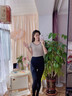 莫代爾高個(gè)子高腰提臀打底褲女秋冬季加絨加厚保暖2025新款加長(zhǎng)版連褲襪 260g[奶咖/連腳]春秋薄絨5120℃ L 加長(zhǎng)款[適合身高1681180c] 曬單實(shí)拍圖