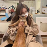 春乏2025春秋中長款百搭英倫風衣女過膝卡其色感小個子西裝外套女 卡其色 XS 建議105斤以下 曬單實拍圖