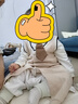 乖奇熊秋冬季男寶寶保暖毛衣假兩件連體衣嬰幼兒紳士風(fēng)長(cháng)袖哈衣爬服外出 曬單實(shí)拍圖