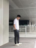 丨利郎丨利郎高端純棉商務(wù)休閑褲男士寬松直筒2025新款百搭商務(wù)西褲長褲子 P352灰色 常規(guī) 28 腰圍2尺1 曬單實拍圖
