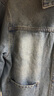 森馬（Semir）牛仔外套女中長款落肩寬松夾克2025春秋棉質(zhì)通勤109125108014 曬單實(shí)拍圖