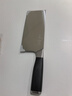 十八子作 陽(yáng)江刀具家用廚房不銹鋼切片菜刀切肉刀紫檀碳化手柄40Cr13單刀 銘錦切片刀丨切菜切肉丨約350克 曬單實(shí)拍圖