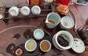 講茗堂汝窯功夫茶具套裝天青開片送退休領導長輩父親節(jié)生日禮盒物品 汝窯天青色-蓋碗套裝 10頭 150ml 曬單實拍圖