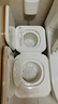 美的（Midea）雙子座分區洗波輪迷你洗衣機 MNB7VA0E 內衣洗衣機小型嬰兒懶人洗衣機 少纏繞同洗同脫 以舊換新 曬單實(shí)拍圖