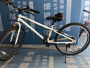京東京造行云兒童自行車(chē)8-12-15歲青少年山地車(chē)男女孩7級變速24寸山野白 曬單實(shí)拍圖