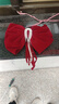 默研（MOYAN）新年紅色大號蝴蝶結頭飾發(fā)夾女新娘結婚敬酒服發(fā)卡2025年新款夾子 珍珠流蘇水鉆蝴蝶結  A09-201 曬單實(shí)拍圖