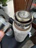 格米（germ）內外純鈦保溫杯溫顯水杯男女養生燜茶杯商務(wù)送禮杯子500ML太空銀 曬單實(shí)拍圖