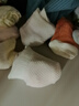 babycare嬰兒襪子薄款棉襪新生兒寶寶兒童襪夏季 月光兔耳3雙 XL 曬單實拍圖