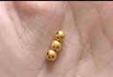 喜上眉梢足金999轉(zhuǎn)運珠3D硬金拋光面珠磨砂路路通DIY配飾散珠送禮女 4mm古法【約0.75g】多顆重版 曬單實拍圖