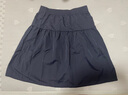 桂岐半身裙女夏季2025學(xué)院風(fēng)小個子復(fù)古日系中長款高腰防走光a字傘裙 藏青色 M （建議100-125斤） 曬單實拍圖
