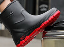 回力雨鞋男短筒防滑防水鞋戶(hù)外洗車(chē)外賣(mài)騎手釣魚(yú)耐磨雨靴套鞋5388紅41 曬單實(shí)拍圖