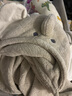 BABYGREAT嬰兒浴巾兒童洗澡巾斗篷帶帽子新生兒寶寶連帽包巾珊瑚絨吸水速干 曬單實(shí)拍圖
