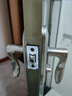 虎頓（HOTUN）不銹鋼衛(wèi)浴門鎖鋁合金單舌執(zhí)手鎖廁所衛(wèi)生間洗手間門鎖孔距110 曬單實(shí)拍圖