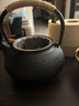 萬(wàn)家全鑄鐵壺煮茶器圍爐煮茶壺煮水泡茶燒水壺鐵質(zhì)功夫茶具電陶爐煮茶器 900ml鐵壺+不銹鋼濾網(wǎng) 900ml 曬單實(shí)拍圖