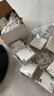 NVC雷士電工 開關(guān)插座 10a五孔插座量販裝十支插座套裝 N25奶油白 曬單實拍圖