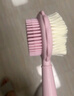 babycare嬰兒梳子寶寶去頭垢刷按摩新生兒童洗澡洗頭軟毛刷子套裝 沃格粉 曬單實(shí)拍圖