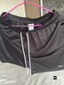 耐克男子透氣速干籃球短褲秋季網(wǎng)眼布官方NIKE DRI-FIT HV1881 010黑/白 XL 曬單實(shí)拍圖