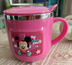 迪士尼（Disney）牛奶杯兒童水杯幼兒園學(xué)飲杯刻度訓(xùn)練喝水直飲男女孩家用MY6020N 曬單實拍圖